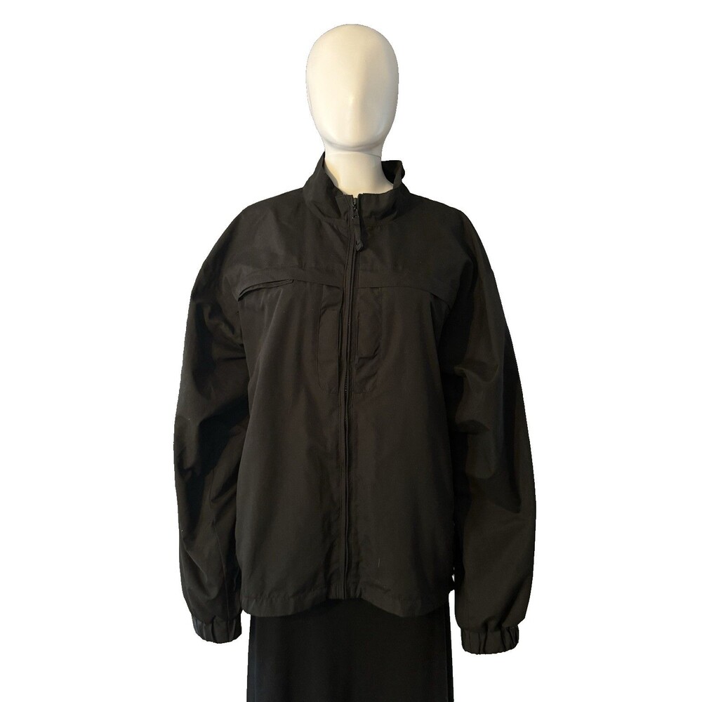 5.11 Tactical Response Jacket Black Full Zip Lined Duty Coat Utility 48016 SZ L